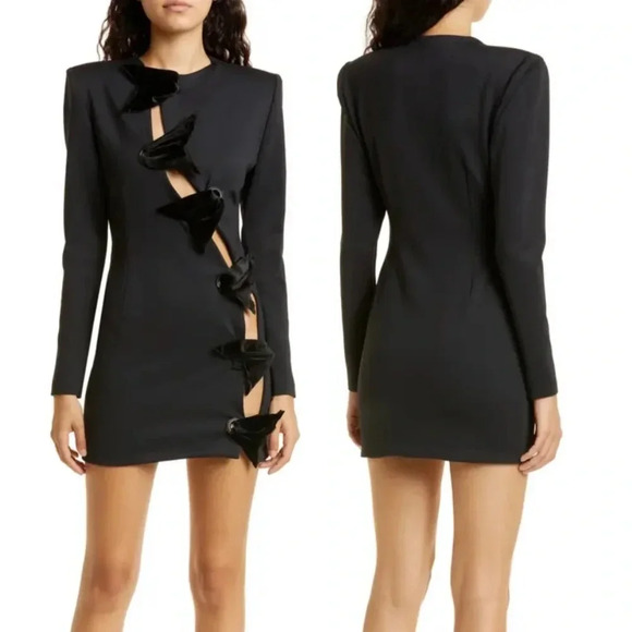 Mother of All Deville Cutout Minidress Black Size XS NWT - Picture 1 of 15
